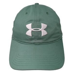 Under Armour Slideback Baseball Cap Green One Size Adjustable Embroidered